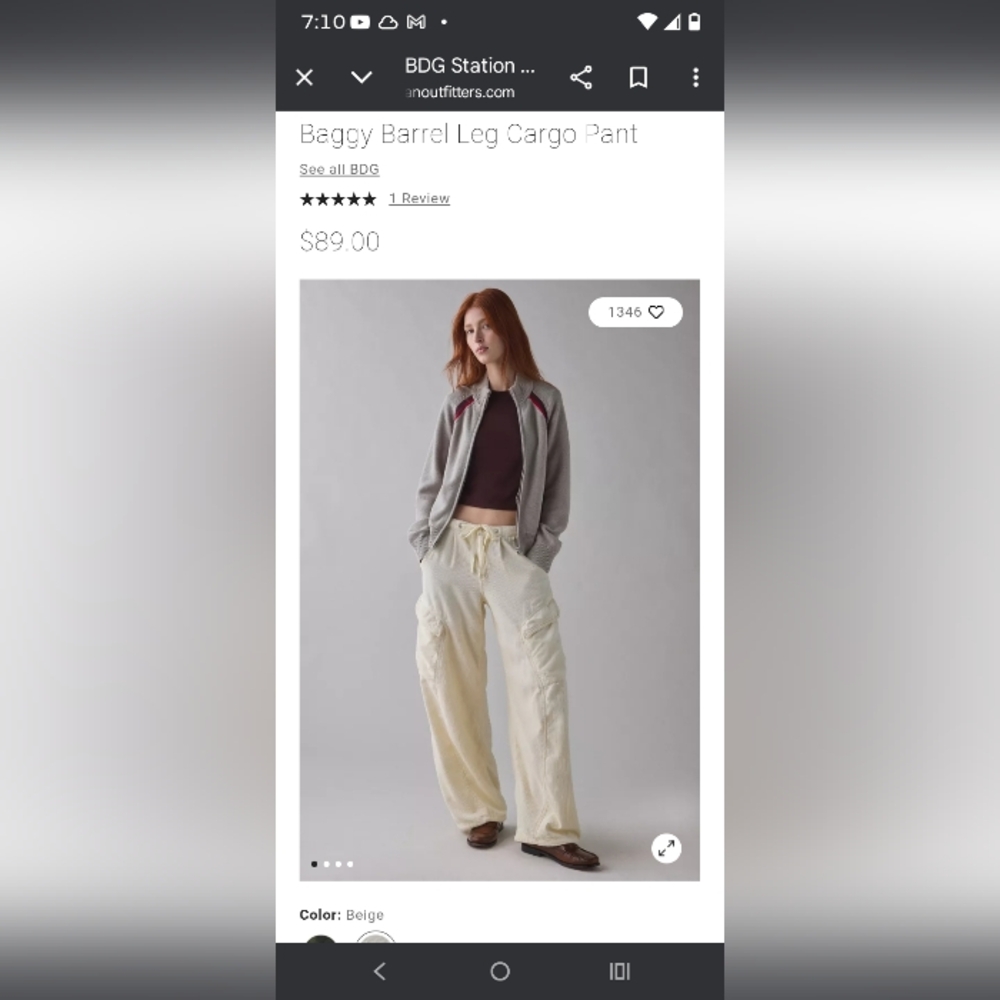 Baggy Barrel Cord Pants